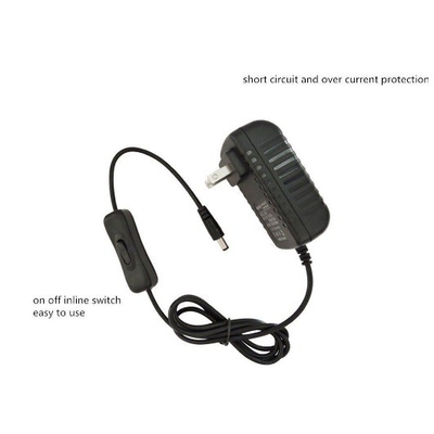12VDC 12W 24W 1A 2A Adaptore di alimentazione a LED con spina/spina CE certificata AU/US/UK/UE