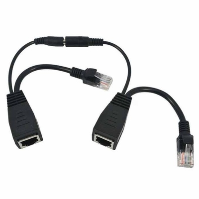 Iniezione di cavo a spartizione di 16 cm lunghezza per telecamere IP CCTV in nero