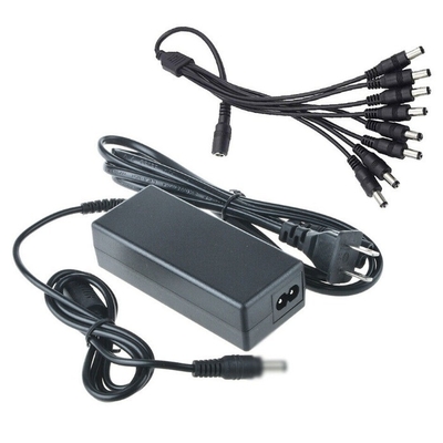 12VDC 5A 4 porte 8 porte Adaptore di potenza a uscita multipla con efficienza del 85% per C-Power
