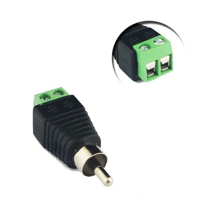 Collegatori per telecamere CCTV ABS 2.1 mm DC RCA Phono BNC