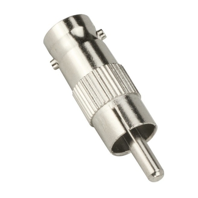 RCA Maschio a BNC Femmina Cable Coax Connector Plug per l'installazione di telecamere CCTV