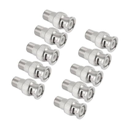 CE certificato BNC da maschio a femmina Adapter di connettore RF coassiale per CCTV RG6 RG59 CE