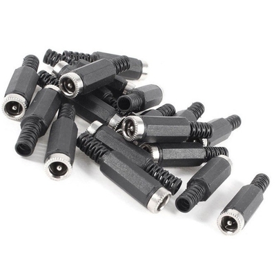 Maschio e femmina BNC Solder DC Power Plug Socket Jack Connector con corrente nominale 2A