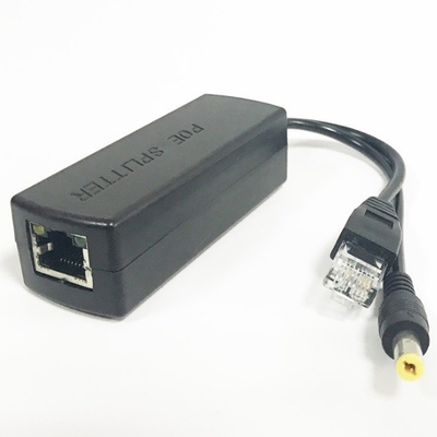 48V 12V IEEE 802.3af Compliant Active POE Splitter Adapter per CCTV 205mm Lunghezza del filo