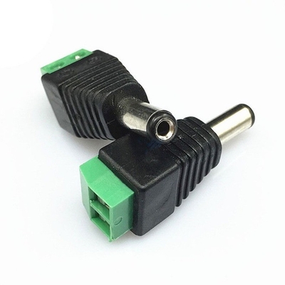 2.1x5.5mm maschio femmina Jack di alimentazione DC Adapter connettore di presa per la fotocamera in rame