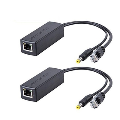 Home Security Active POE Splitter da 48V a 12V 1A-2A IEEE802.3af con modulo Ethernet