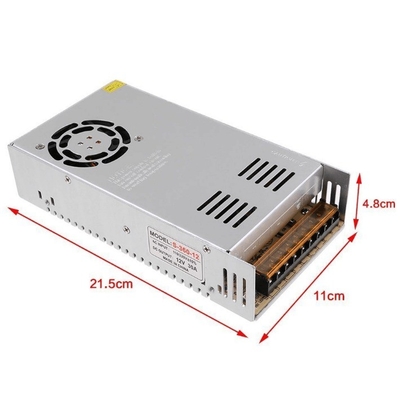 Argento 400w 12v 33a 12v corrente continua di uscita alimentazione elettrica esterna atx realizzata con un'efficienza del 82%