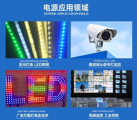 12V DC 1Amp 1000mA Fornitore di alimentazione di commutazione per l'ingresso AC della telecamera di sicurezza CCTV