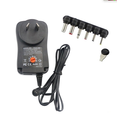 C-Power 30W 15W Adaptore di alimentazione regolabile per apparecchi elettrici Nero