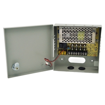 36W 4 porte DC12V CCTV Power Supply Box Distribuzione per videocamere CCTV all'aperto