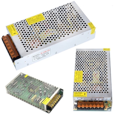 Fornitore di alimentazione di commutazione 12V DC 10A 120W per luci a LED Trasformatore a tensione costante