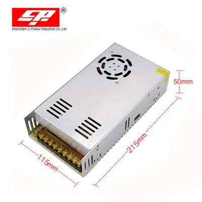 Fornitore di alimentazione a commutazione continua da 360w per LED CCTV 12V 30A 24V 48V Frequenza di uscita 50/60Hz
