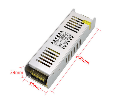 Fornitore di alimentazione di luce a striscia LED Dimensioni sottili 180w AC 110-220V a DC 12V/24V Driver Adapter