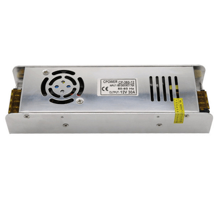 DC 12V 30A 360W Sub-Mini Regulated LED Transformer Switch Power Supply per il modulo a striscia