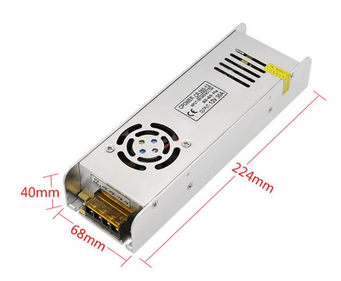 DC 12V 30A 360W Sub-Mini Regulated LED Transformer Switch Power Supply per il modulo a striscia