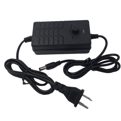24V-36V 24W Adaptore di tensione regolabile nero con presa in collegamento da C-Power