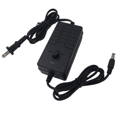 24V-36V 24W Adaptore di tensione regolabile nero con presa in collegamento da C-Power