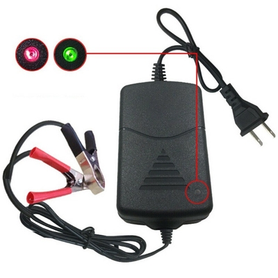 Controllo della temperatura Compensazione Motociclo e auto batteria caricabatterie mantenitore 12V 1A