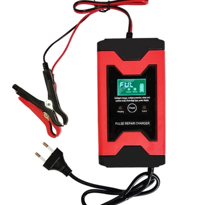 12v 6a caricabatterie per auto moto 4-100AH batteria al piombo acido senza porta di ricarica