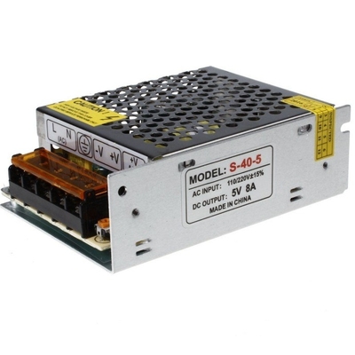 C-Power 110v 220v ac 380v ac 5v 8a dc 40w illuminazione a LED alimentazione di commutazione per LED