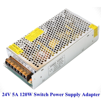 120W Silver C-Power 110v 220v ac dc 24v 5a 21v Fornitore di alimentazione per esigenze del cliente
