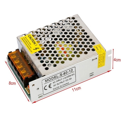 Ottieni le migliori prestazioni con l'alimentazione a interruttore 12V 5A 60W di C-Power